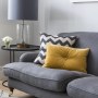 South London Family Home | Reception Room Sofa Detail | Interior Designers